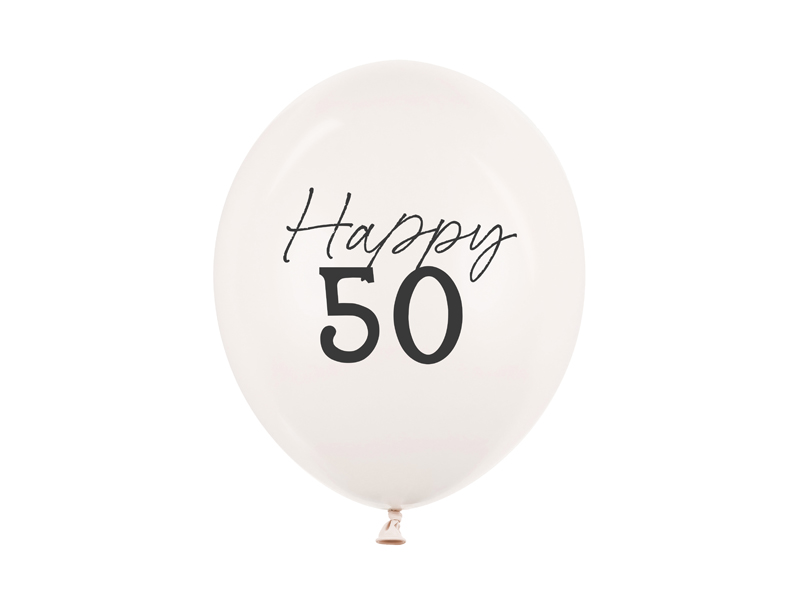 Balony 30 cm, 50, Pastel Off-white (1 op. / 50 szt.)