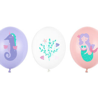 Balony 30 cm, Morski Świat, mix (1 op. / 50 szt.)