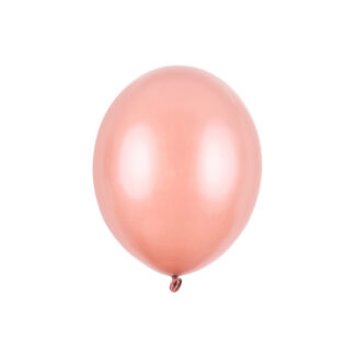 Balony Strong 12cm, Metallic Rose Gold (1 op. / 100 szt.)