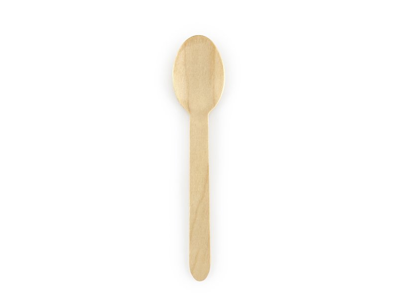 Drewniane łyżki, 16cm (1 op. / 100 szt.)