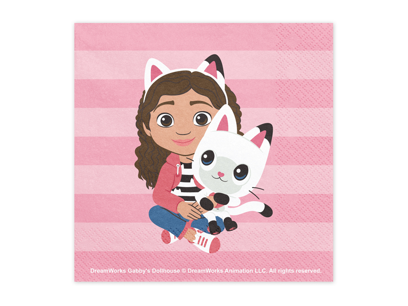 Serwetki Koci Domek Gabi, 33 x 33, mix (1 op. / 20 szt.)
