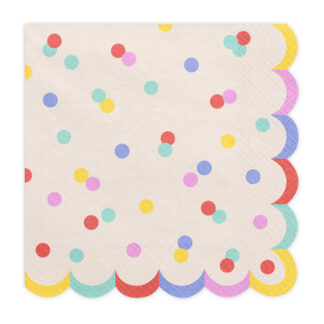 Serwetki Konfetti, 33x33 cm, mix (1 op. / 20 szt.)