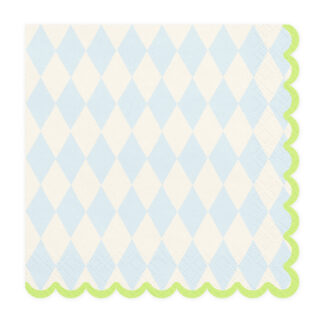 Serwetki Romby, mix, 33x33 cm (1 op. / 20 szt.)