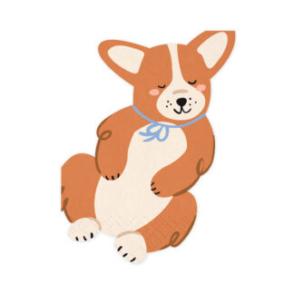 Serwetki Corgi, 11x15 cm, mix (1 op. / 12 szt.)