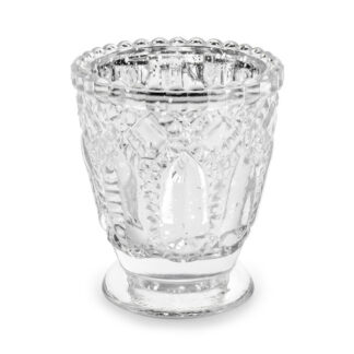 Świecznik, srebrny, 8cm (1 op. / 4 szt.)