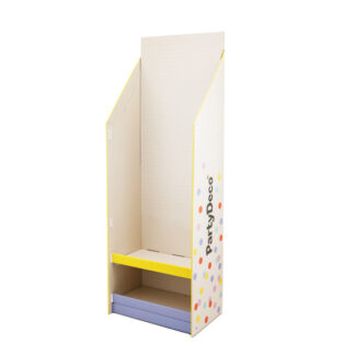 Stand kartonowy z nadrukiem, 57x37x160 cm, mix