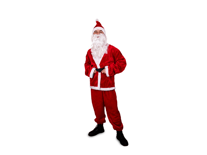 Strój Świętego Mikołaja Premium, rozmiar 170-190cm, mix