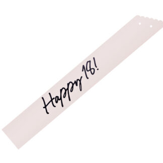 Szarfa Happy 18, krem, 76 cm