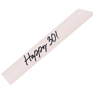 Szarfa Happy 30, krem, 76 cm