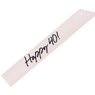 Szarfa Happy 40, krem, 76 cm