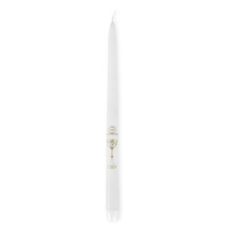 Świece komunijne, biały, 29cm (1 op. / 4 szt.)