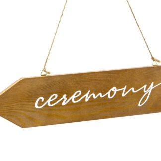 Drewniany drogowskaz  Ceremony, 36x7,5cm