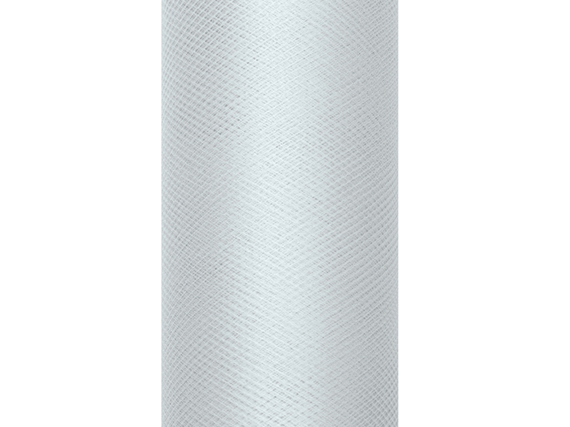 Tiul gładki, szary, 0,15 x 9m (1 szt. / 9 mb.)