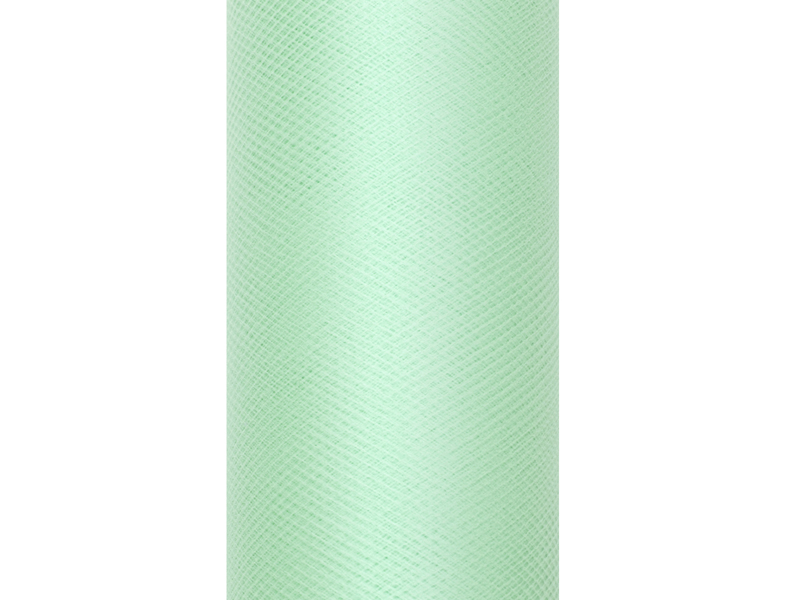 Tiul gładki, mięta, 0,15 x 9m (1 szt. / 9 mb.)