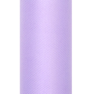 Tiul gładki, liliowy, 0,3 x 9m
