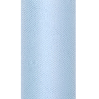 Tiul gładki, błękit, 0,3 x 9m