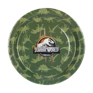 Talerzyki Jurassic World, 23 cm, mix (1 op. / 6 szt.)
