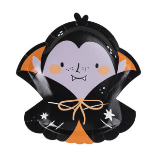 Talerzyki Dracula, 23×25 cm, mix (1 op. / 6 szt.)
