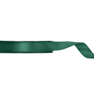 Tasiemka satynowa, butelkowa zieleń, 12mm/25m (1 szt. / 25 mb.)