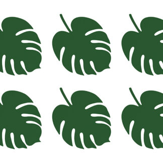 Wizytówki na stół Aloha – Monstera (1 op. / 6 szt.)