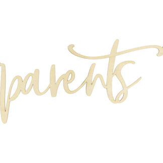 Zawieszka na krzesło – Parents, naturalne drewno