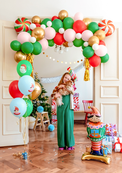 Girlanda balonowa - Cukierki, mix, 170x155 cm - obrazek 5