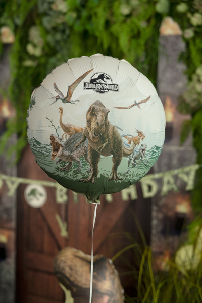 Balon foliowy pastylka Jurassic World, 35x35 cm, mix - obrazek 2