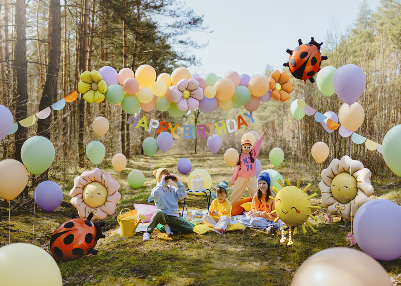 Baner Happy Birthday, 2.2m, mix - obrazek 3