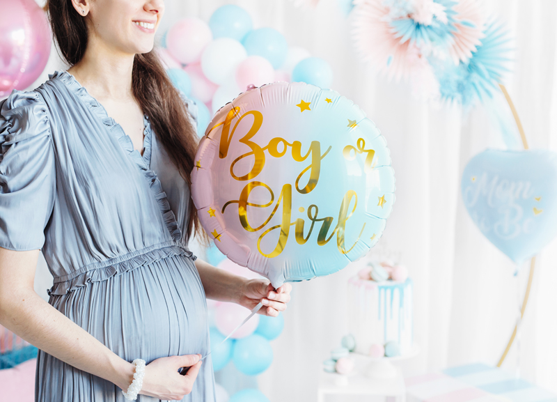 Balon foliowy Boy or Girl, 35cm, mix - obrazek 4