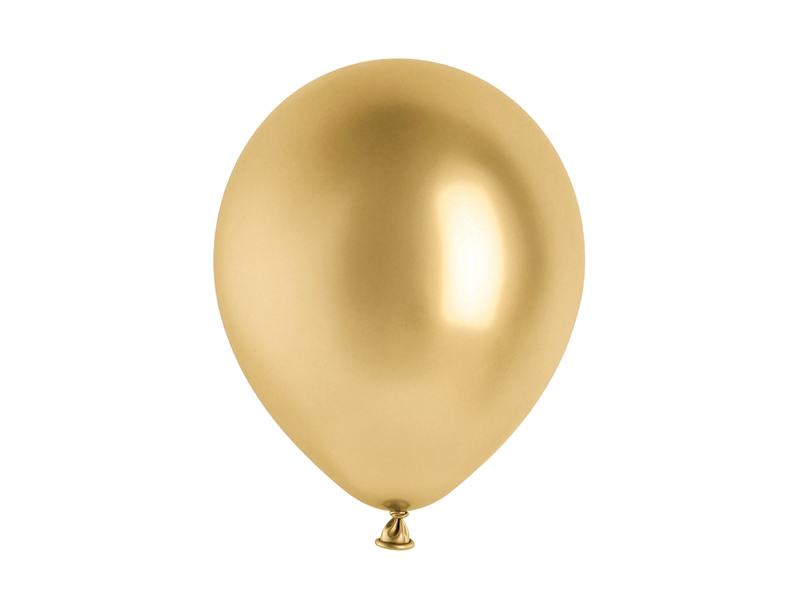 Balony Glossy 30cm, złoty (1 op. / 50 szt.)