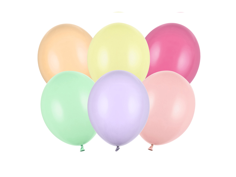 Balony Strong 23cm, Pastel Mix (1 op. / 100 szt.)