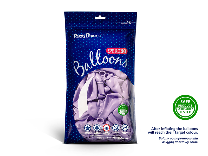 Balony Strong 30cm, Metallic Wisteria (1 op. / 50 szt.) - obrazek 2