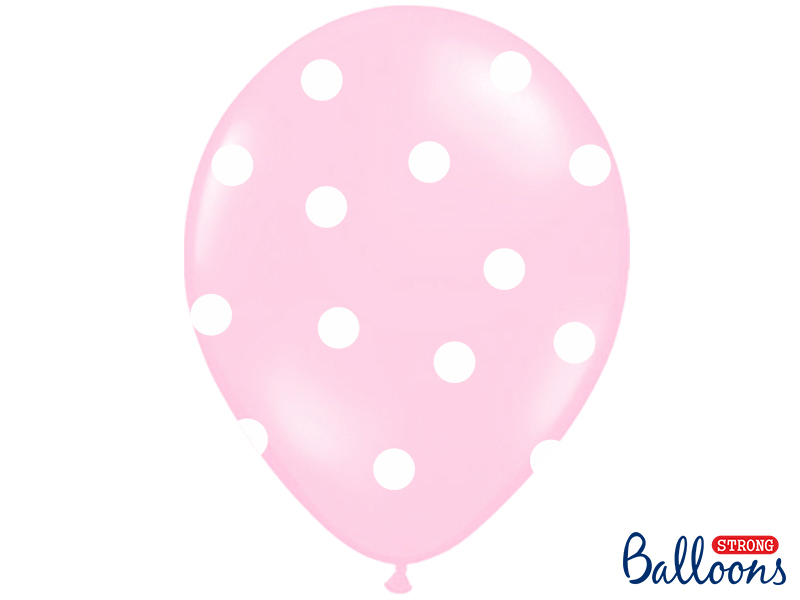 Balony 30cm, Słonik, Pastel Pink Mix (1 op. / 50 szt.) - obrazek 3