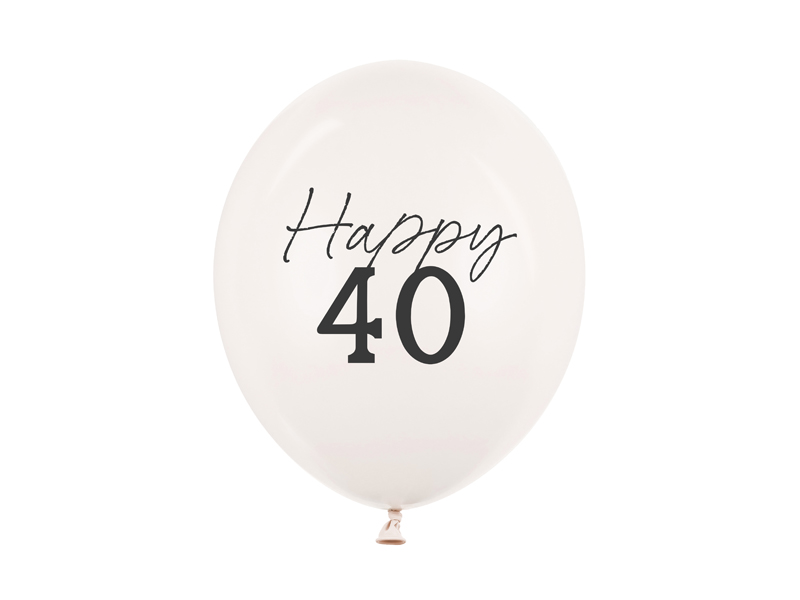 Balony 30 cm, 40, Pastel Off-white (1 op. / 50 szt.)