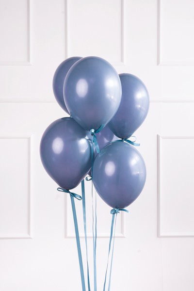 Balony Strong 23 cm, Pastel Navy Blue (1 op. / 100 szt.) - obrazek 2