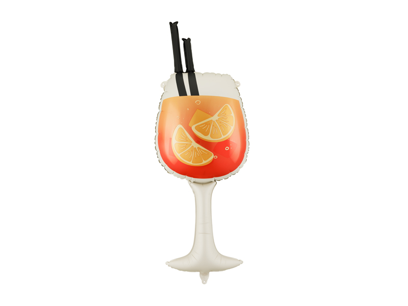 Balon foliowy Drink, 34x100 cm, mix