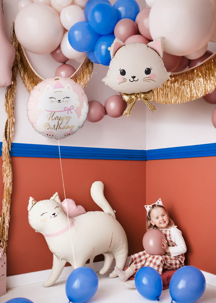 Balon foliowy Kotek, 50x60 cm, mix - obrazek 3