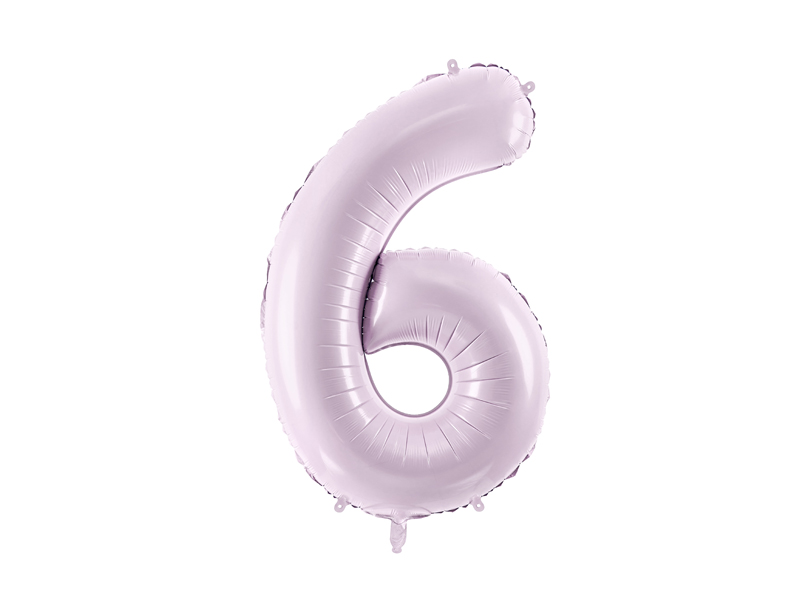 Balon foliowy Cyfra ''6'', 72cm, fiolet
