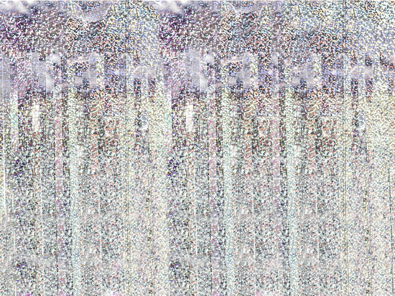 Kurtyna Party, holograficzny, 100x200cm