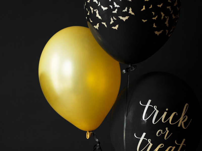 Balony Strong 30cm, Metallic Gold (1 op. / 10 szt.) - obrazek 3