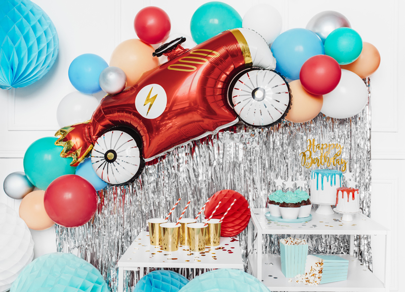 Balony Eco 30cm pastelowe, błękit (1 op. / 100 szt.) - obrazek 3