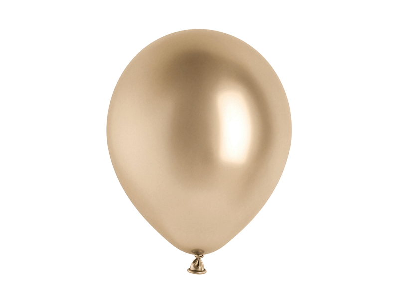 Balony Glossy 30cm, szampańskie złoto (1 op. / 10 szt.)