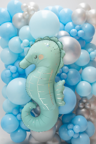 Balony Strong 43cm, Pastel Baby Blue (1 op. / 25 szt.) - obrazek 4