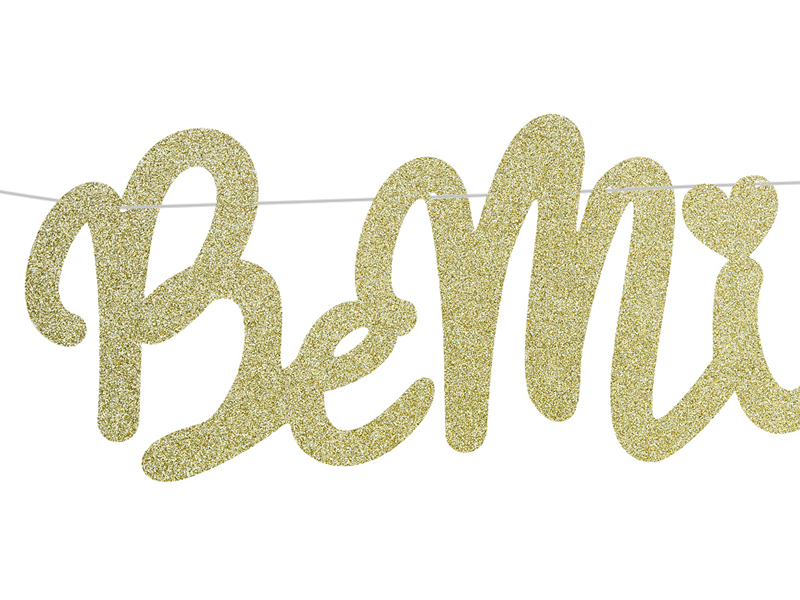 Baner Sweet Love - Be mine!, 11,5 x 90 cm - obrazek 2