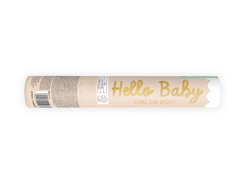 Tuba strzelająca motylkami Hello Baby, 20 cm, niebieski - obrazek 2