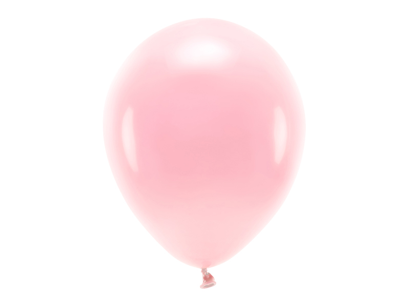 Balony Eco 30cm pastelowe, rumiany różowy (1 op. / 10 szt.)