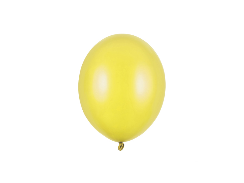 Balony Strong 12cm, Metallic Lemon Zest (1 op. / 100 szt.)
