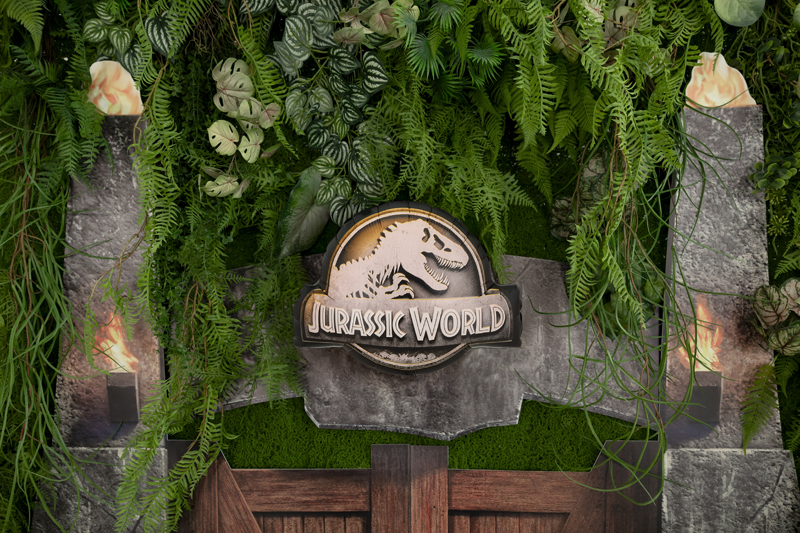 Balon foliowy Logo Jurassic World, 45x37 cm, mix - obrazek 2