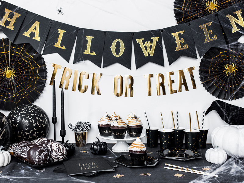 Baner Halloween, czarny, 20x175cm - obrazek 3