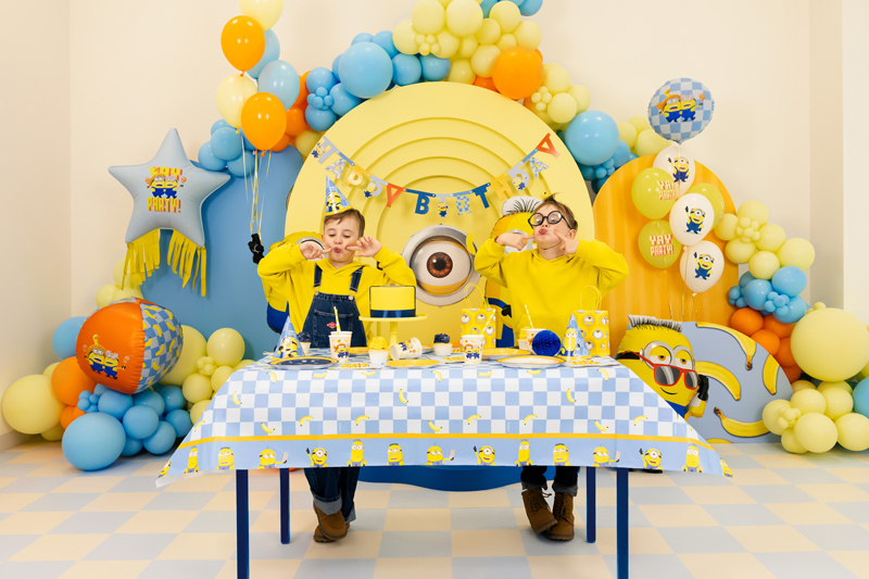 Balon foliowy pastylka Minionki, 35x35 cm, mix - obrazek 3